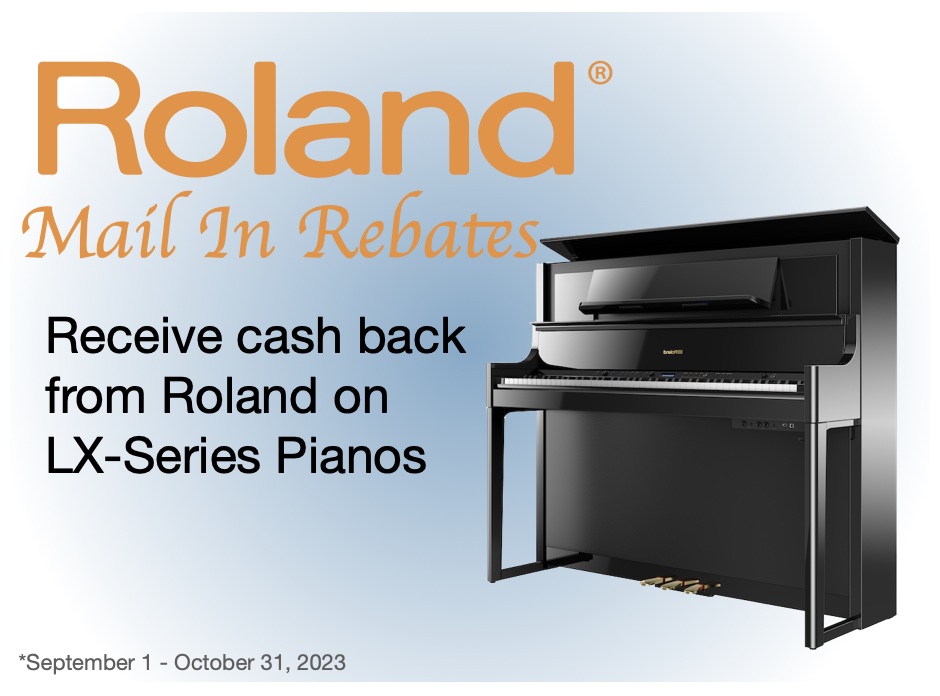 Roland LX Series Rebates