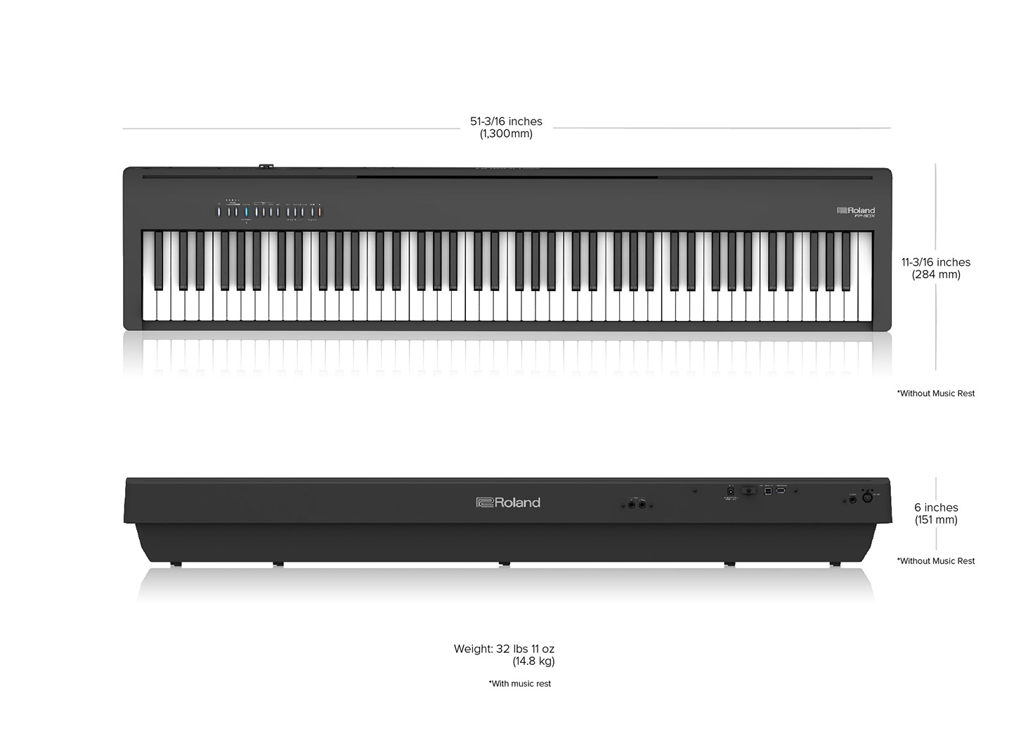 Roland FP-30X Specifications